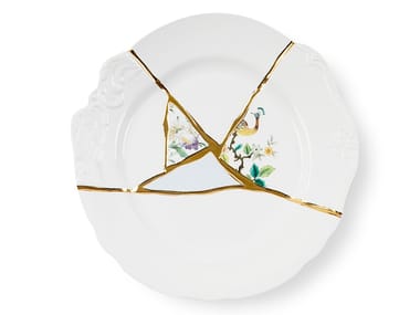 KINTSUGI - Porcelain dinner plate