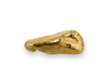 PEBBLE OC2005 - Brass furniture knob by Pullcast