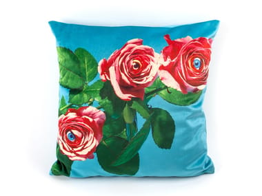 ROSES - Square fabric cushion