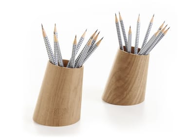 Pen holder - Walnut pen holder by Riva 1920