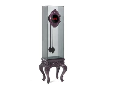 TIME GOES BY - Pendulum wood and glass clock by Boca do Lobo