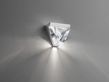 TRIPLA - LED crystal wall lamp by Fabbian