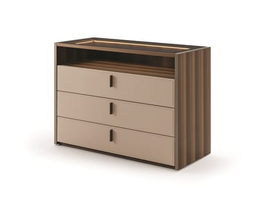 VENDOME - Wooden chest of drawers by Turri