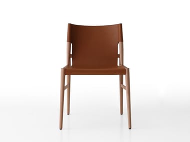 VOYAGE - Wooden chair by Porro