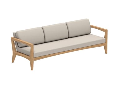ZENHIT LOUNGE - 3 seater fabric garden sofa by Royal Botania