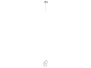 BELUGA WHITE - Chrome plated pendant lamp by Fabbian
