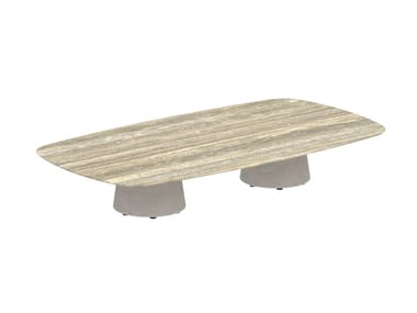 CONIX - Rectangular Ductal¢ç garden side table by Royal Botania