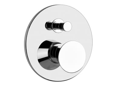 CONO - Chromed brass shower mixer with diverter by Gessi