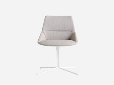 DUNAS XS - Swivel fabric office chair with 4-Spoke base by Inclass