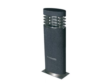 ELLIPSE - Granite bollard light by Royal Botania
