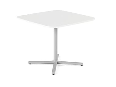 EVERYWHERE - Square table with 4-star base by Herman Miller