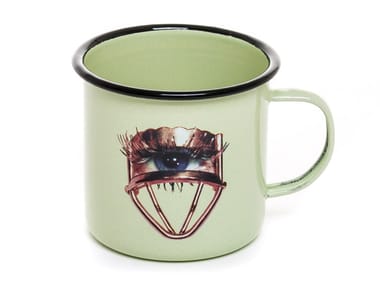 EYE - Enamelled metal mug