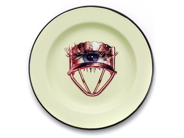 EYE - Enamelled metal plate