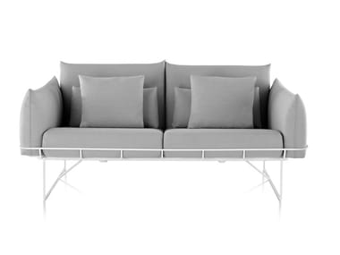 WIREFRAME - 2 seater fabric sofa by Herman Miller