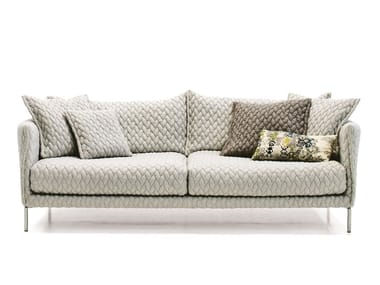 GENTRY - Fabric or leather 2seater sofa (Dimension - W240xD105xH76 / Upholstery Material - People for Gentry Big braid)