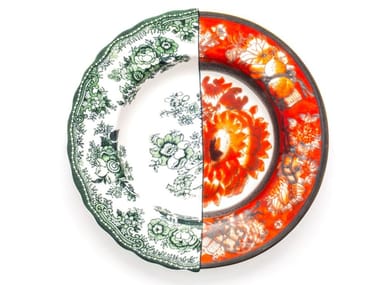 HYBRID CECILIA - Round porcelain deep plate