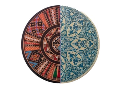 HYBRID HUARICANGA - Round cork placemat