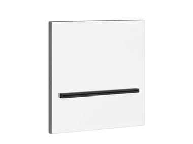 INCISO - Wall-mounted chromed brass waterfall shower by Gessi