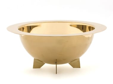 LUNAR - Brass salad bowl