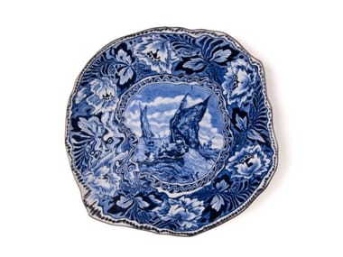 MAASTRICHT SHIP - Porcelain dinner plate