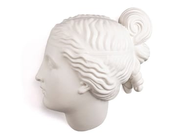 NYMPH HEAD - Porcelain wall decor item