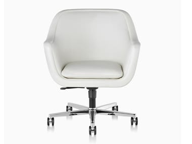 BUMPER - Office chair with castors with 5-Spoke base by Herman Miller