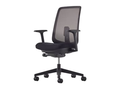 VERUS - Recliner mesh office chair with 5-Spoke base by Herman Miller
