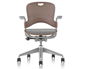 CAPER - Nylon¢ç office chair with armrests with 5-Spoke base by Herman Miller