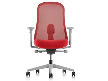 LINO - Ergonomic swivel office chair with armrests by Herman Miller