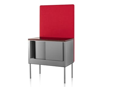 PUBLIC OFFICE LANDSCAPE - Office storage unit with sliding doors by Herman Miller