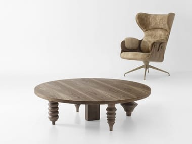 MULTILEG - Round MDF coffee table by BD Barcelona Design
