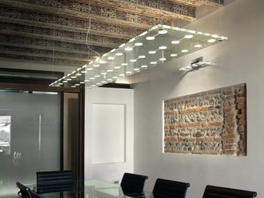 SOSPESA - Glass pendant lamp by Fabbian