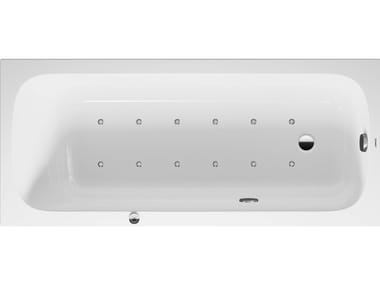 QATEGO - Rectangular hydromassage built-in bathtub by Duravit