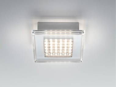 QUADRILED - Plastic wall lamp / ceiling lamp by Fabbian