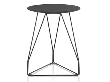 POLYGON WIRE - Round metal coffee table by Herman Miller