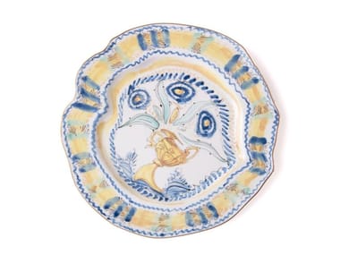SPANISH YELLOW - Porcelain dinner plate