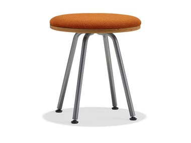 SWOOP - Upholstered fabric stool by Herman Miller
