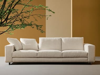 T-TIME - 3 seater fabric sofa by Twils