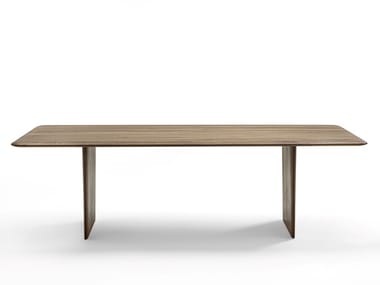 VELA - Rectangular solid wood table by Riva 1920