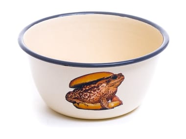TOAD - Enamelled metal serving bowl