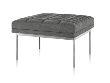 TUXEDO - Upholstered fabric footstool by Herman Miller