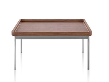 TUXEDO - Rectangular coffee table with tray by Herman Miller
