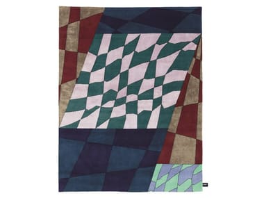 XEQUER D - Handmade custom rug by CC-Tapis