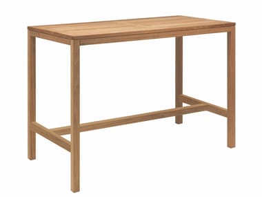 XQI - Teak high table by Royal Botania