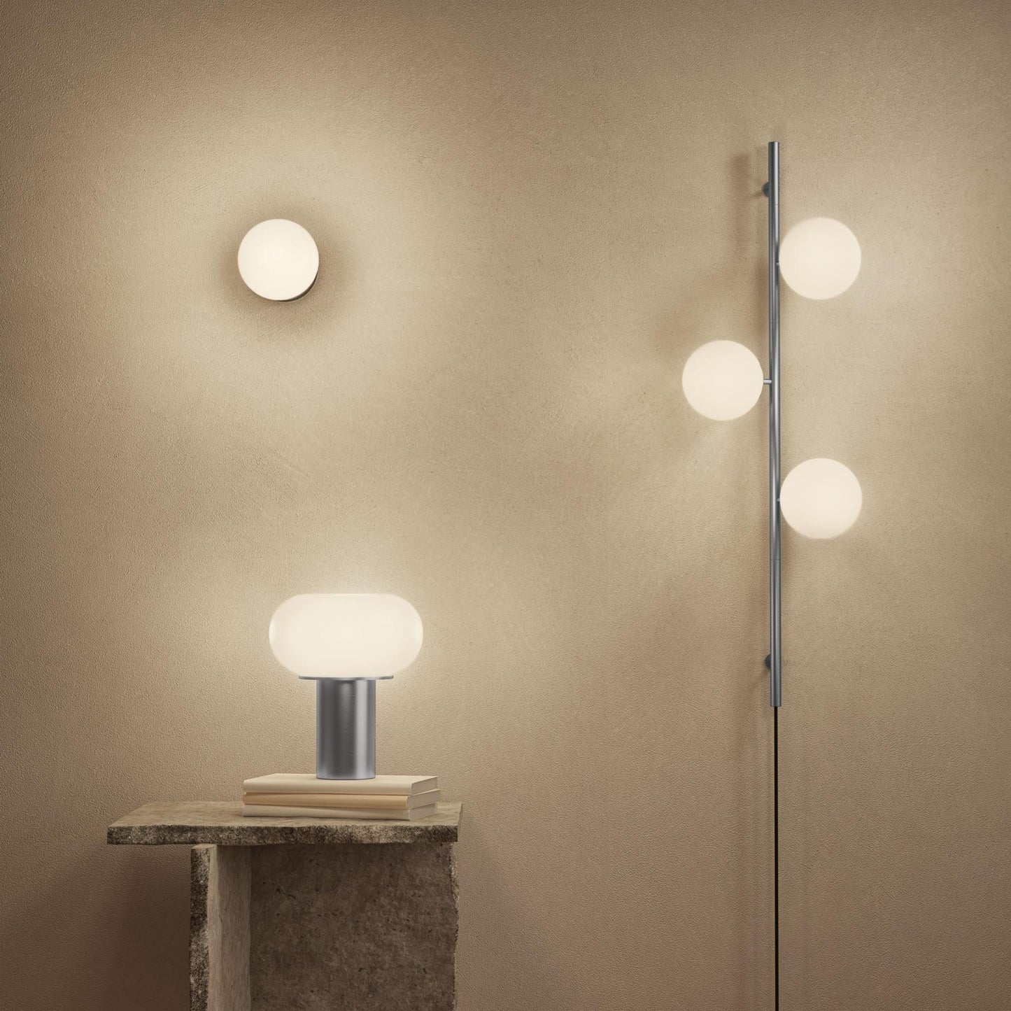 Edgeform Stringball Table Lamp Nickel