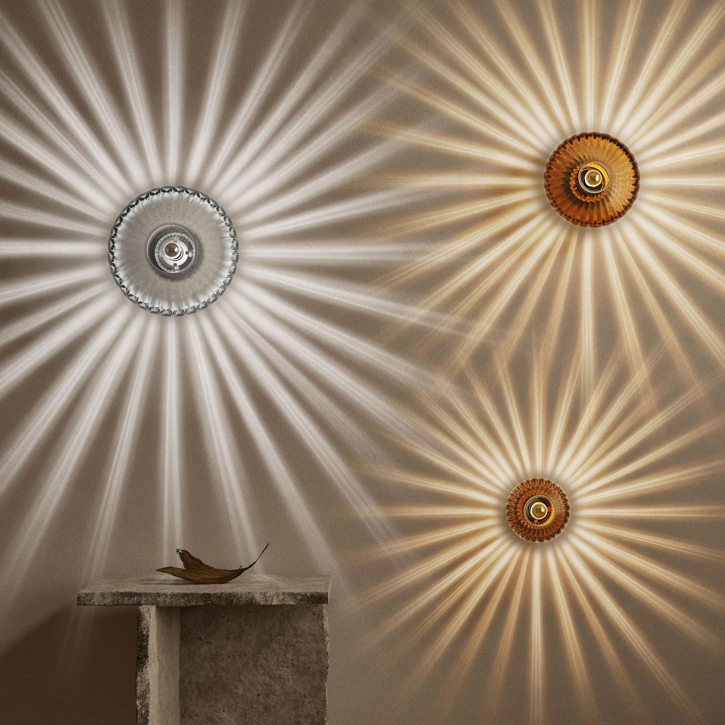 Edgeform Urc Wall Lamp 36 Amber