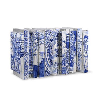 Heritage - Ceramic Materials Sideboard With Doors by Boca Do Lobo #BLUE TILES