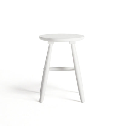 Department Wood Stool H15 White