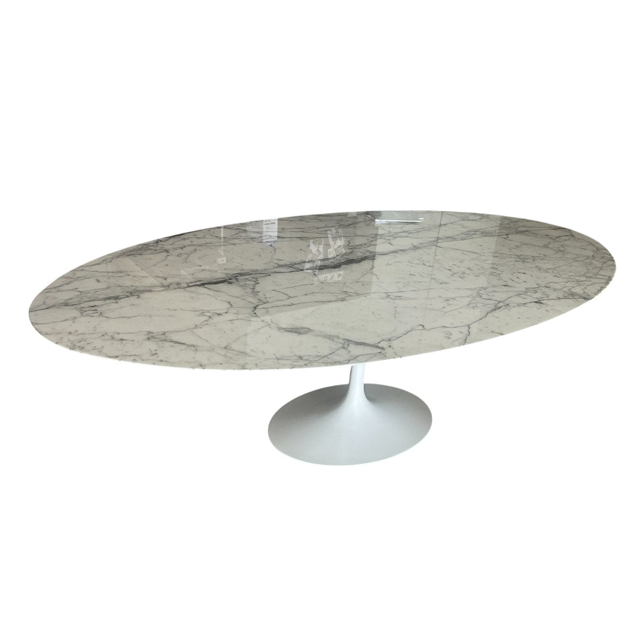 [Domestic Stock/Grade B] Saarinen - Oval Dining Table 244x137 (New Product in Transit with Crack Refund / Side Crack 20% Additional Discount)