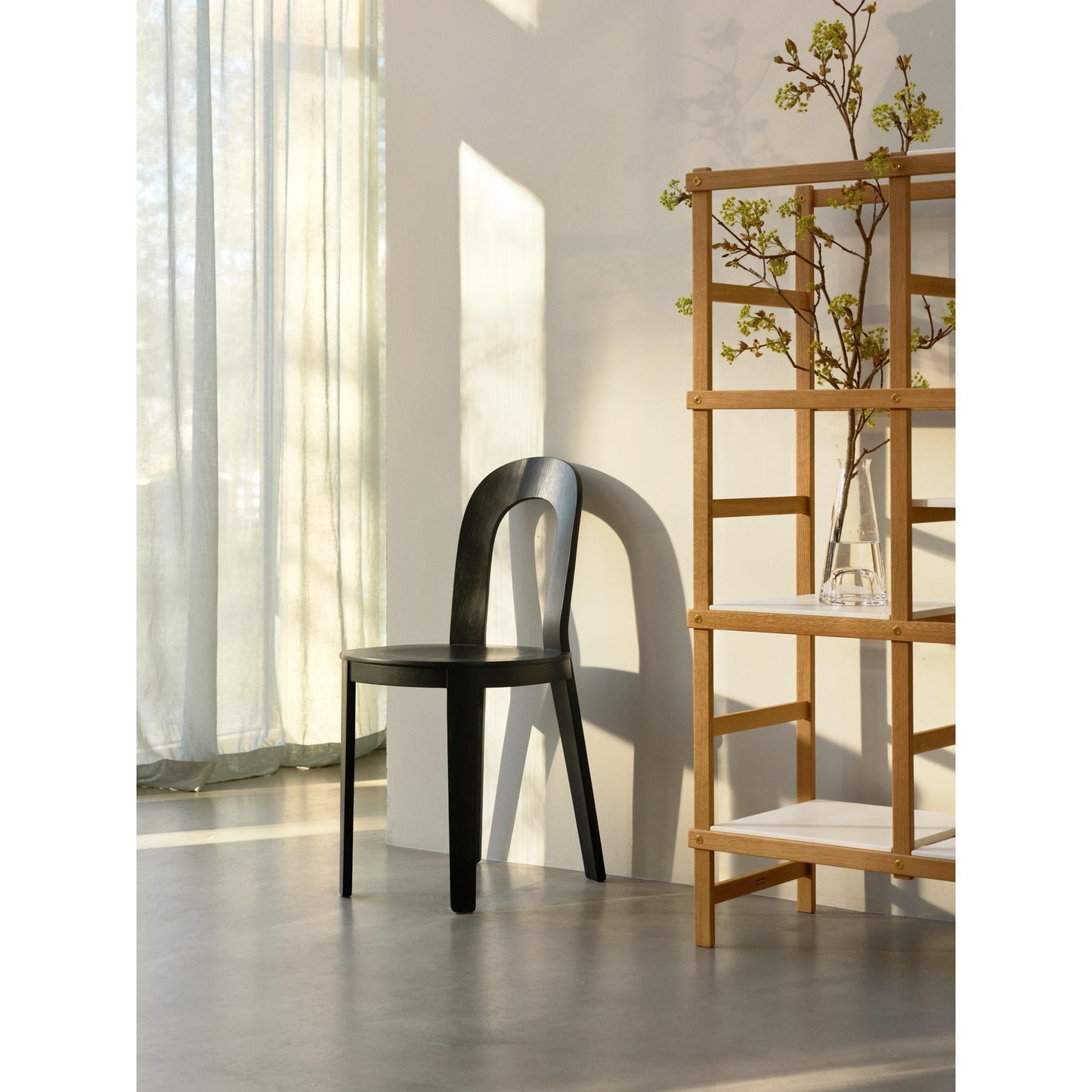 Design House Stockholm Oliva Dining Chair Dark Oak